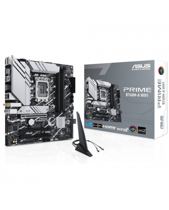 ASUS PRIME B760M-A WIFI ( LGA 1700 / 4xDDR5 Slots / M.2 PCIe 4.0 / WiFI 6 ,Bluetooth  )